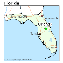 Where Is Orlando Florida Located On The Map 2018